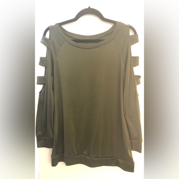 Long Sleeve Green Top - Picture 1 of 4